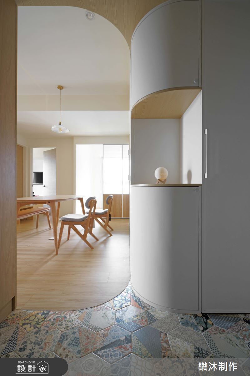 21坪新成屋(5年以下)＿日式無印風玄關餐廳案例圖片＿樂沐制作空間設計＿樂沐_50之1