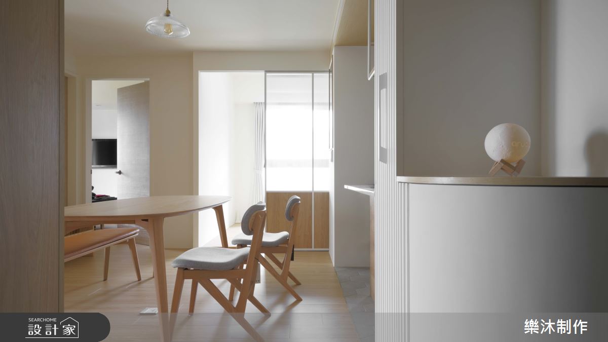 21坪新成屋(5年以下)＿日式無印風玄關餐廳案例圖片＿樂沐制作空間設計＿樂沐_50之2