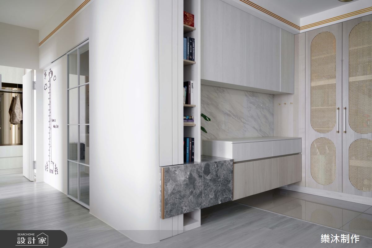 31坪新成屋(5年以下)＿北歐風玄關走廊案例圖片＿樂沐制作空間設計＿樂沐_51之7