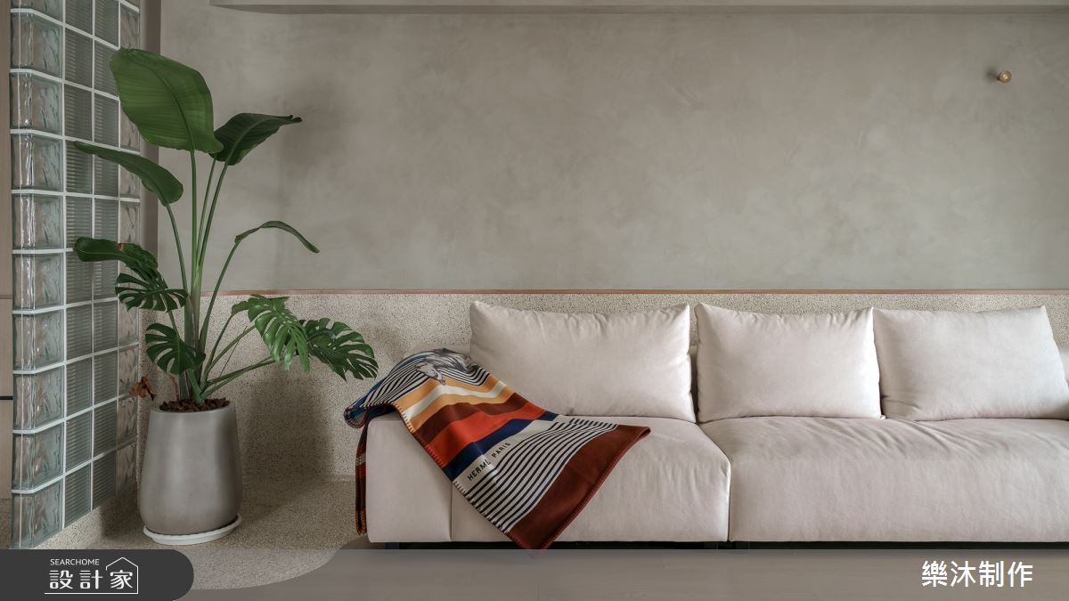 45坪預售屋＿北歐風客廳案例圖片＿樂沐制作空間設計＿樂沐_54之2