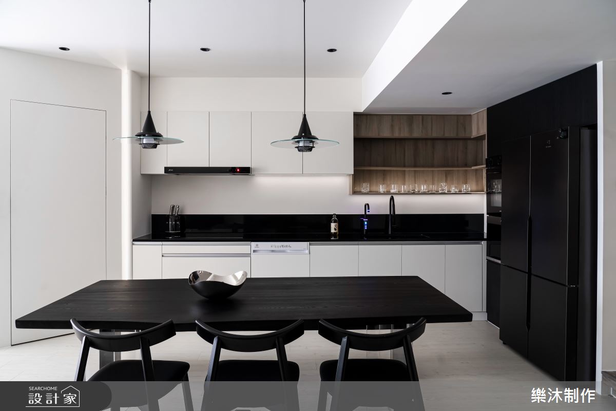 27坪老屋(31~40年)＿現代風餐廳廚房案例圖片＿樂沐制作空間設計＿樂沐_56之1