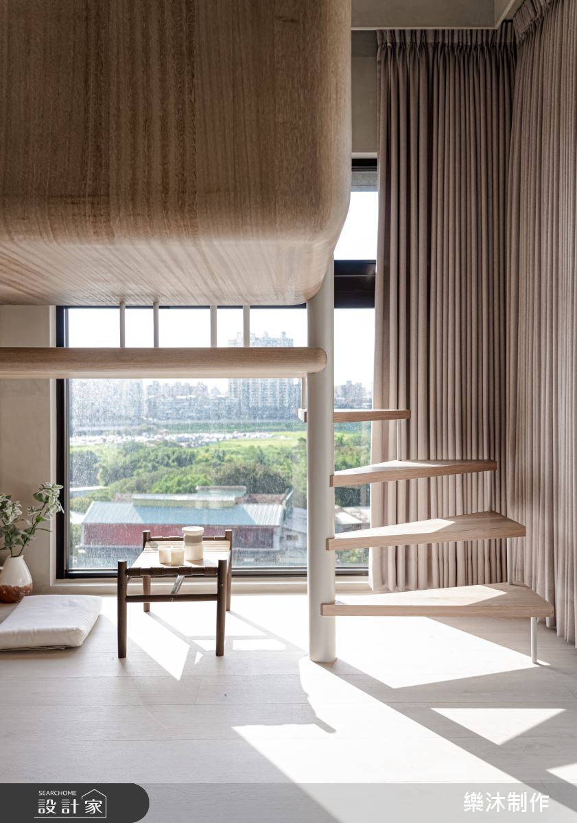 35坪中古屋(5~15年)＿日式風臥室樓梯案例圖片＿樂沐制作空間設計＿樂沐_57之30