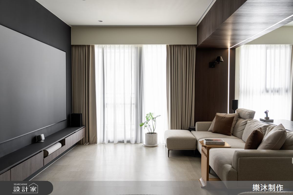 26坪新成屋(5年以下)＿現代風客廳案例圖片＿樂沐制作空間設計＿樂沐_59之11