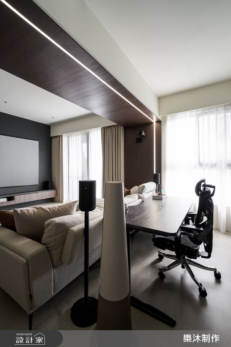 26坪新成屋(5年以下)＿現代風書房工作區案例圖片＿樂沐制作空間設計＿樂沐_59之18