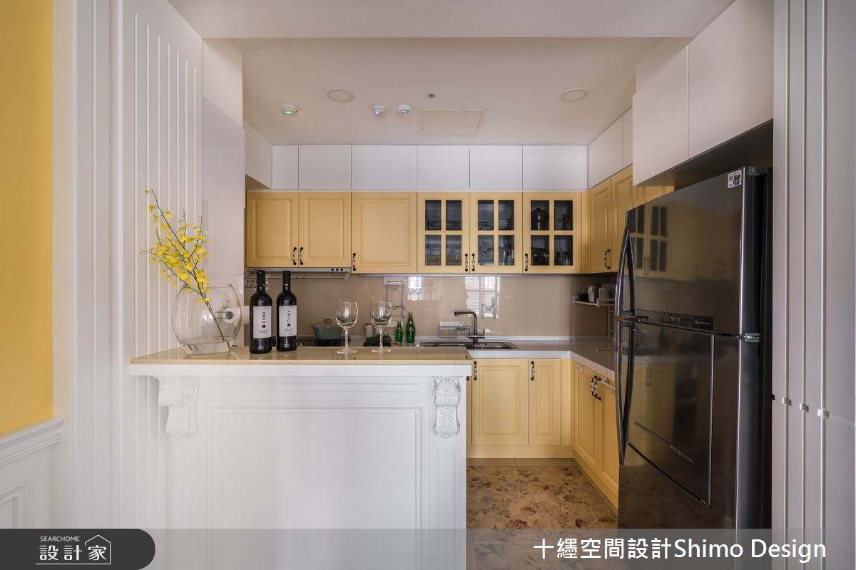 60坪新成屋(5年以下)＿鄉村風廚房中島案例圖片＿十纆室內裝修設計有限公司＿十纆_柔光瑰境之9