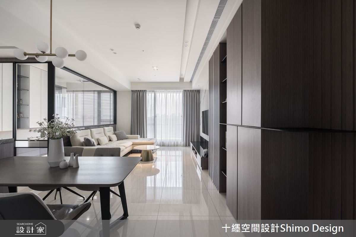 49坪新成屋(5年以下)＿現代風客廳餐廳案例圖片＿十纆室內裝修設計有限公司＿十纆_靜謐之4