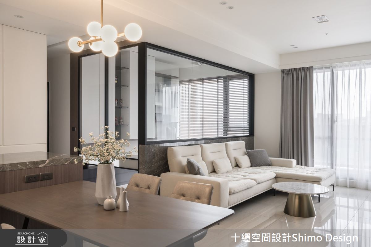 49坪新成屋(5年以下)＿現代風客廳餐廳案例圖片＿十纆室內裝修設計有限公司＿十纆_靜謐之6