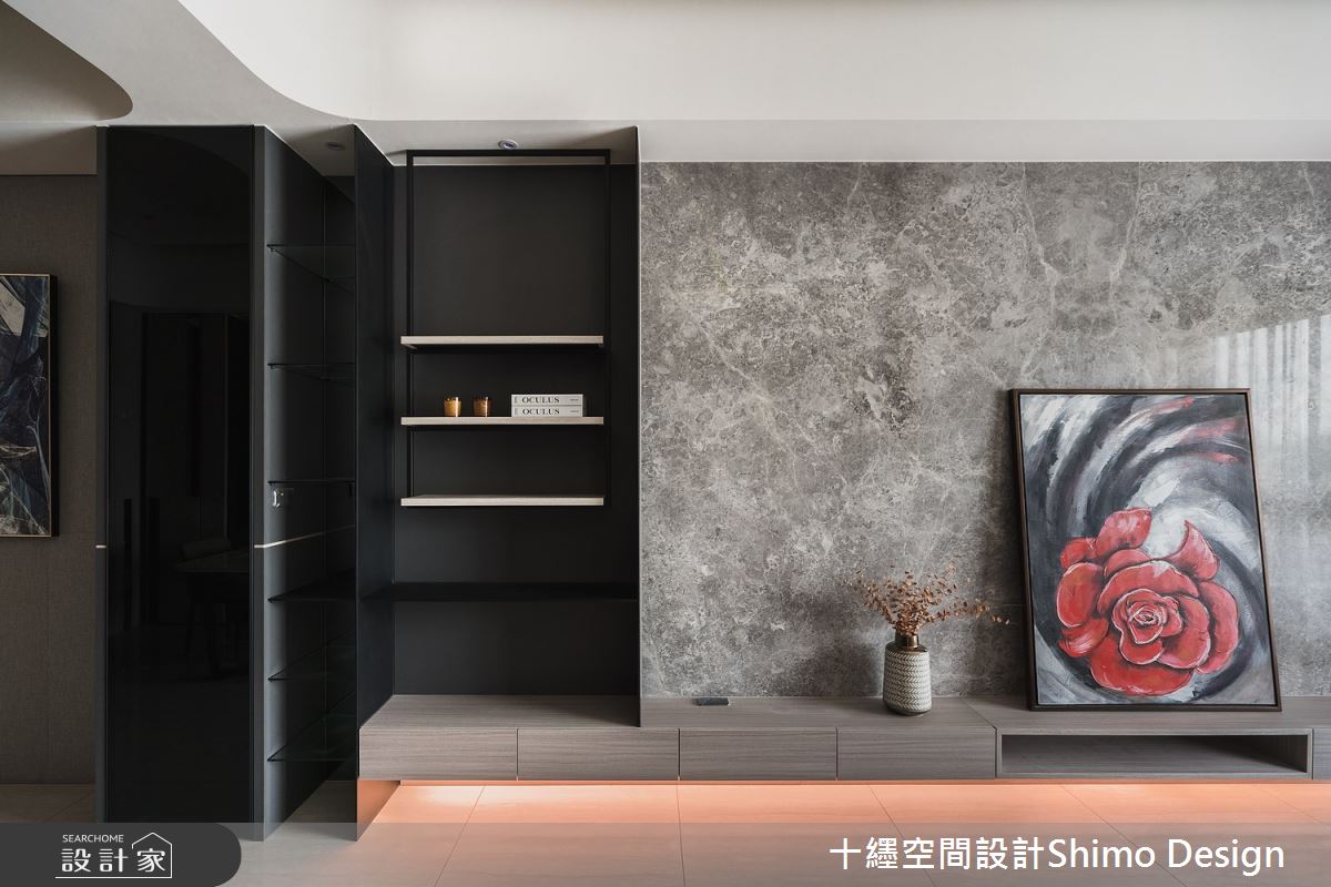 40坪新成屋(5年以下)＿現代奢華風客廳案例圖片＿十纆室內裝修設計有限公司＿十纆_暖色之6