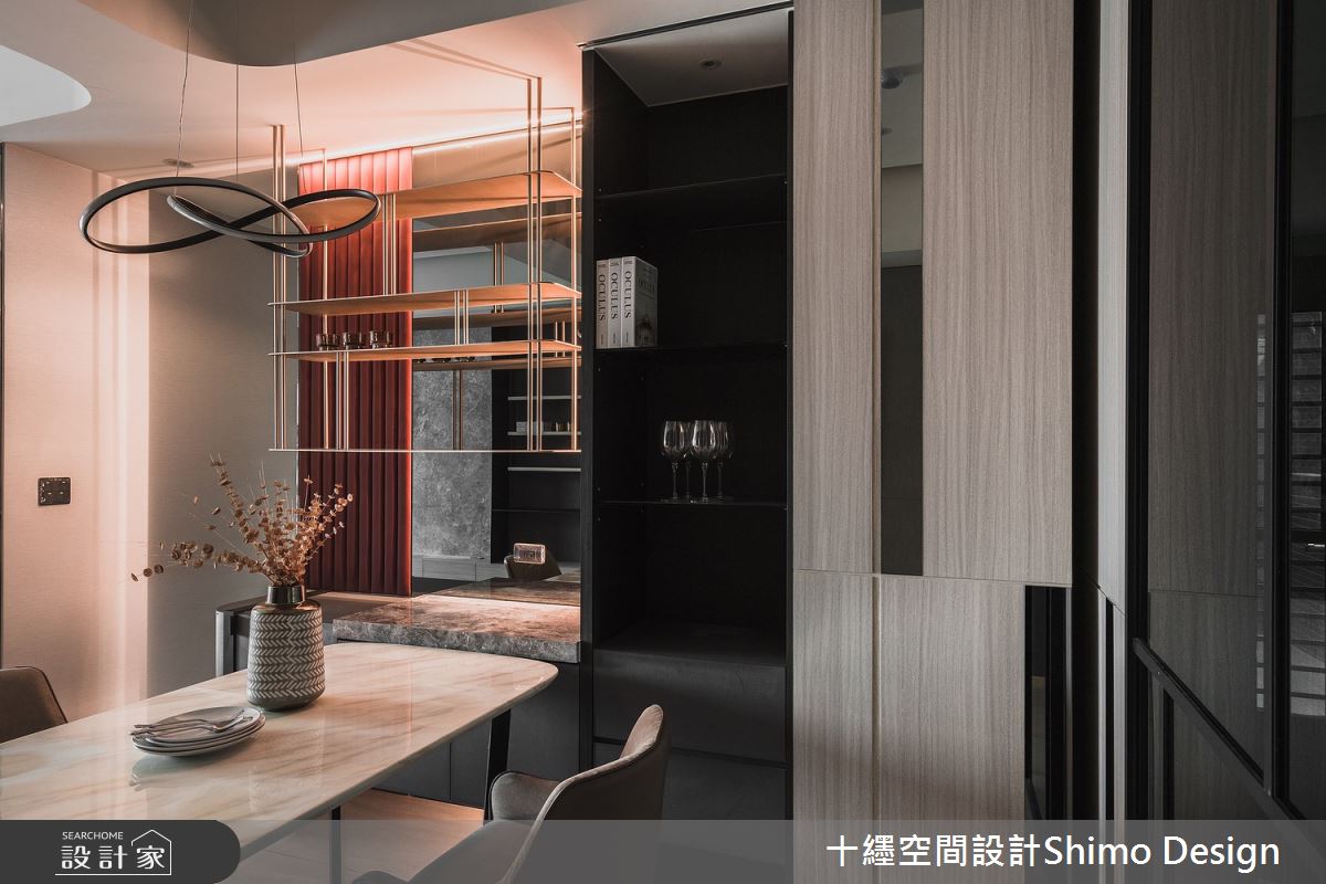 40坪新成屋(5年以下)＿現代奢華風餐廳案例圖片＿十纆室內裝修設計有限公司＿十纆_暖色之3