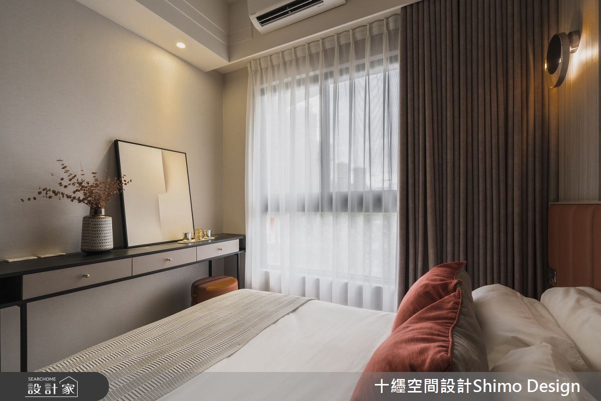 40坪新成屋(5年以下)＿現代奢華風臥室案例圖片＿十纆室內裝修設計有限公司＿十纆_暖色之13