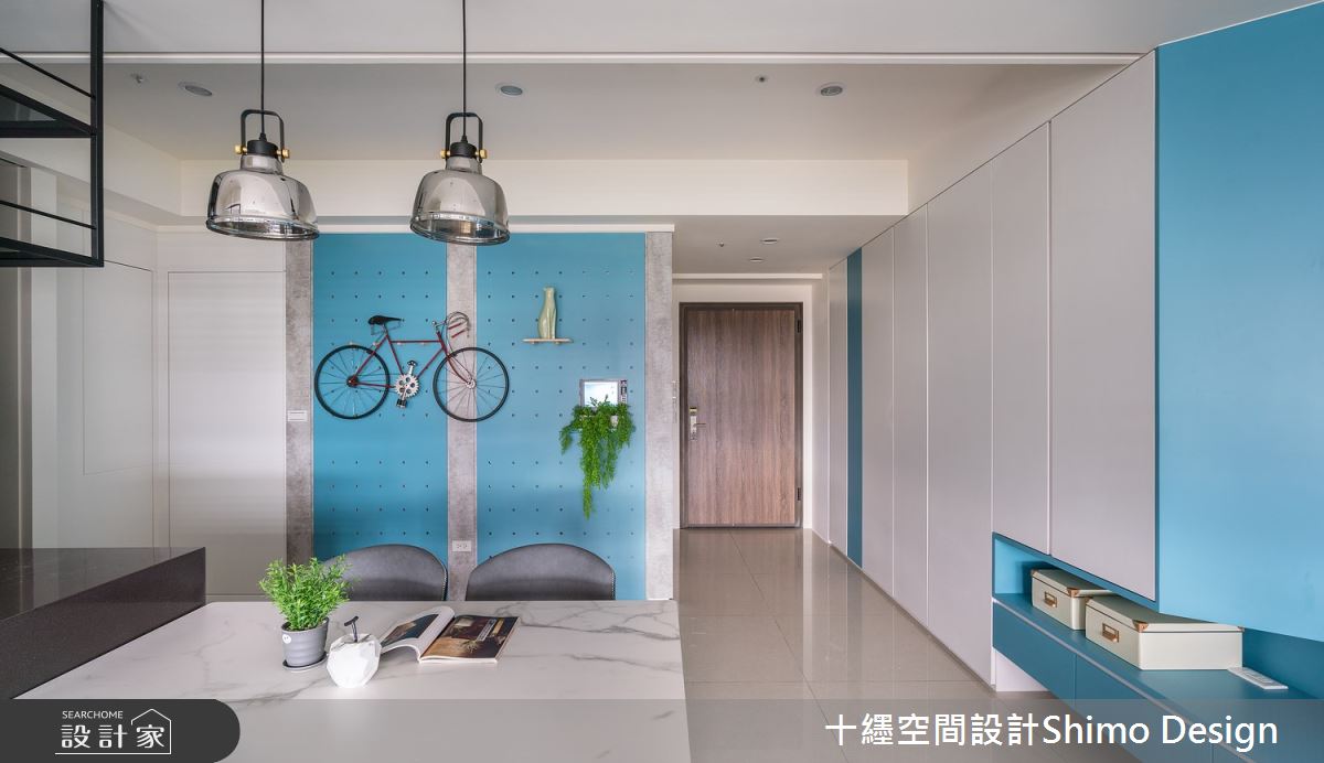 39坪新成屋(5年以下)＿混搭風玄關餐廳案例圖片＿十纆室內裝修設計有限公司＿十纆_藍與灰的日常散步之7