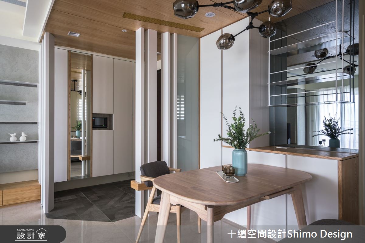 40坪新成屋(5年以下)＿混搭風玄關餐廳案例圖片＿十纆室內裝修設計有限公司＿十纆_靜日光居之3