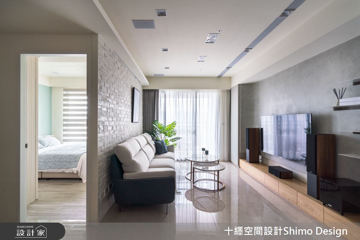 40坪新成屋(5年以下)＿混搭風客廳案例圖片＿十纆室內裝修設計有限公司＿十纆_靜日光居之5
