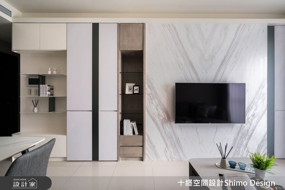 31坪新成屋(5年以下)＿混搭風客廳案例圖片＿十纆室內裝修設計有限公司＿十纆_嵌光石室之7