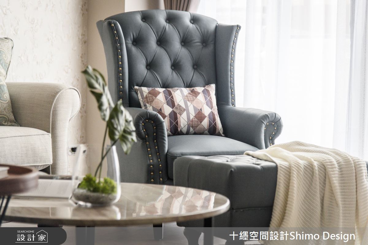 50坪老屋(16~30年)＿法式古典風客廳案例圖片＿十纆室內裝修設計有限公司＿十纆_靜謐緞光之5