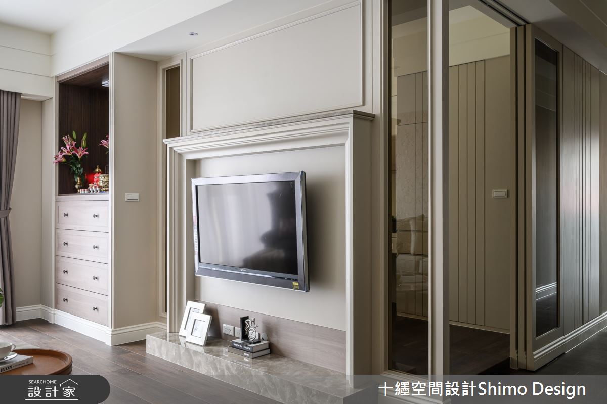 50坪老屋(16~30年)＿法式古典風客廳案例圖片＿十纆室內裝修設計有限公司＿十纆_靜謐緞光之2