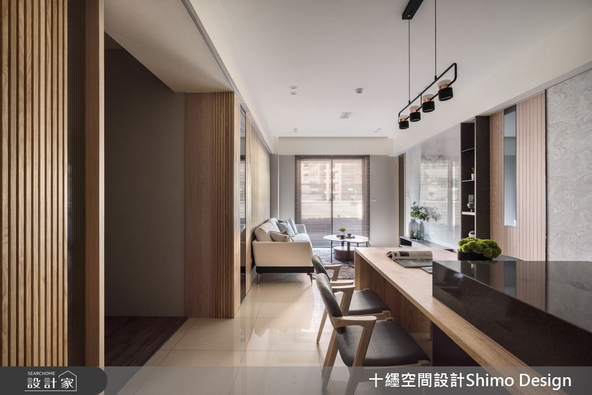 38坪新成屋(5年以下)＿混搭風客廳餐廳中島案例圖片＿十纆室內裝修設計有限公司＿十纆_餘韻之4
