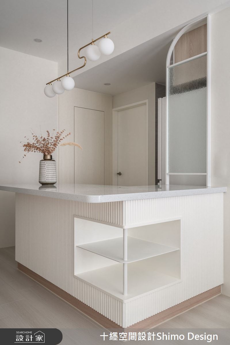 33坪新成屋(5年以下)＿侘寂風餐廳中島案例圖片＿十纆室內裝修設計有限公司＿十纆_原點之5