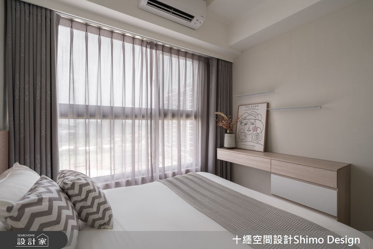 33坪新成屋(5年以下)＿侘寂風臥室案例圖片＿十纆室內裝修設計有限公司＿十纆_原點之13