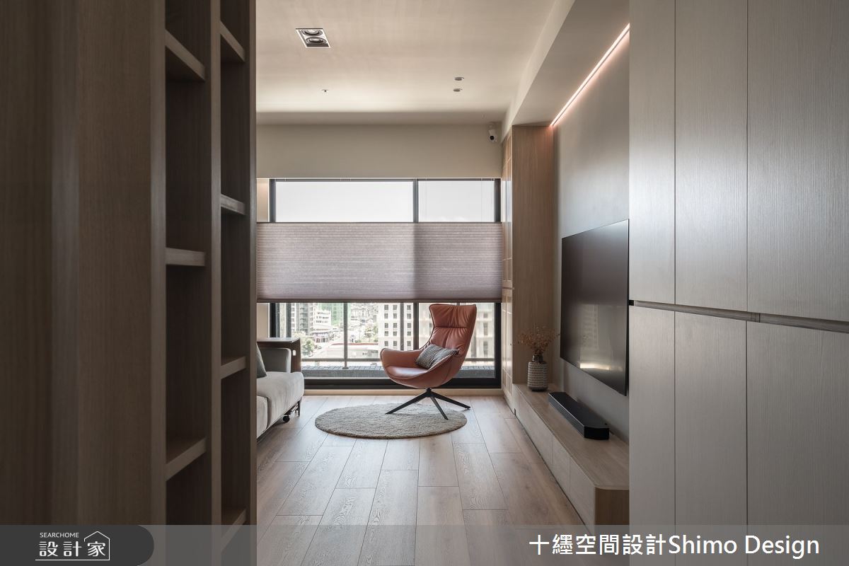 47坪預售屋＿日式無印風玄關客廳案例圖片＿十纆室內裝修設計有限公司＿十纆_脈絡之4