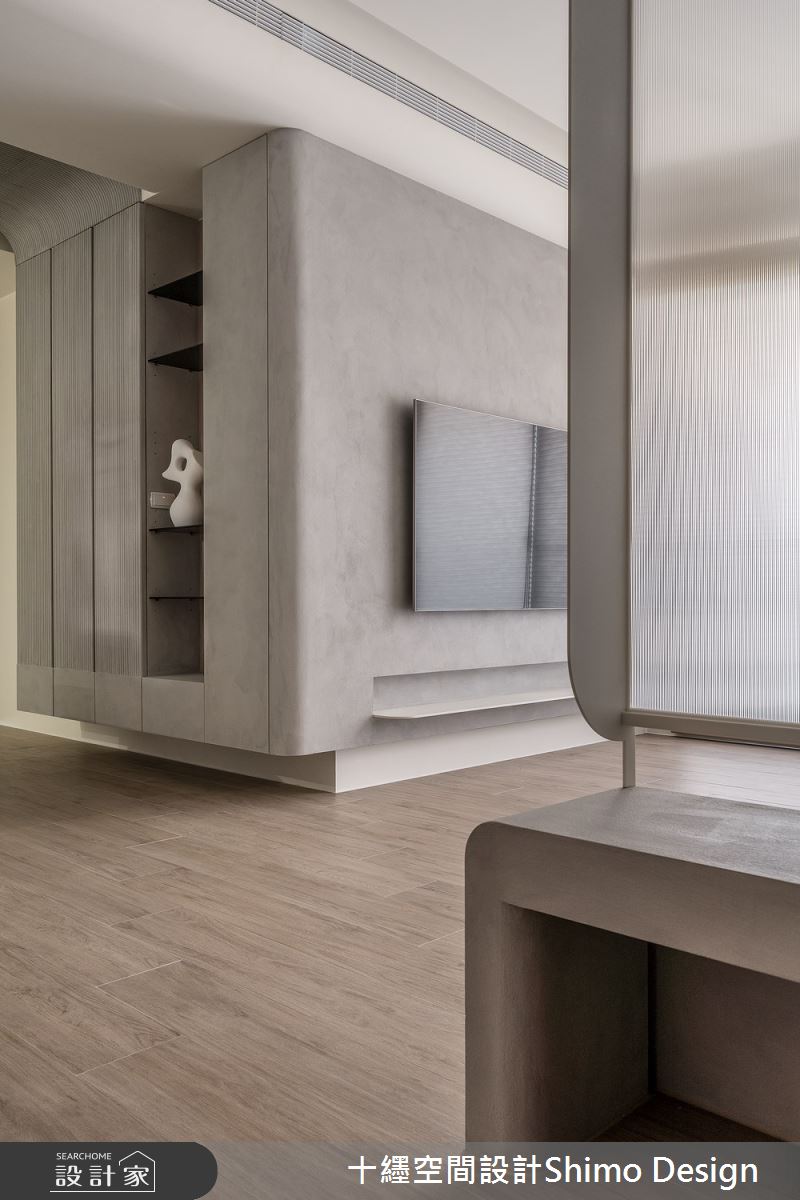 42坪新成屋(5年以下)＿混搭風玄關客廳案例圖片＿十纆室內裝修設計有限公司＿十纆_Less is more之5