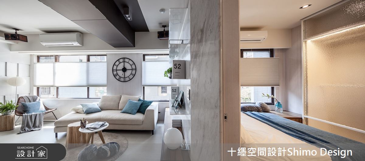 31坪新成屋(5年以下)＿現代風客廳臥室案例圖片＿十纆室內裝修設計有限公司＿十纆_日光域之13