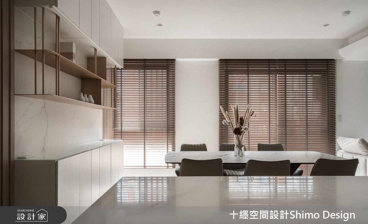 52坪預售屋＿現代風餐廳中島案例圖片＿十纆室內裝修設計有限公司＿十纆_日常Day to Day之10