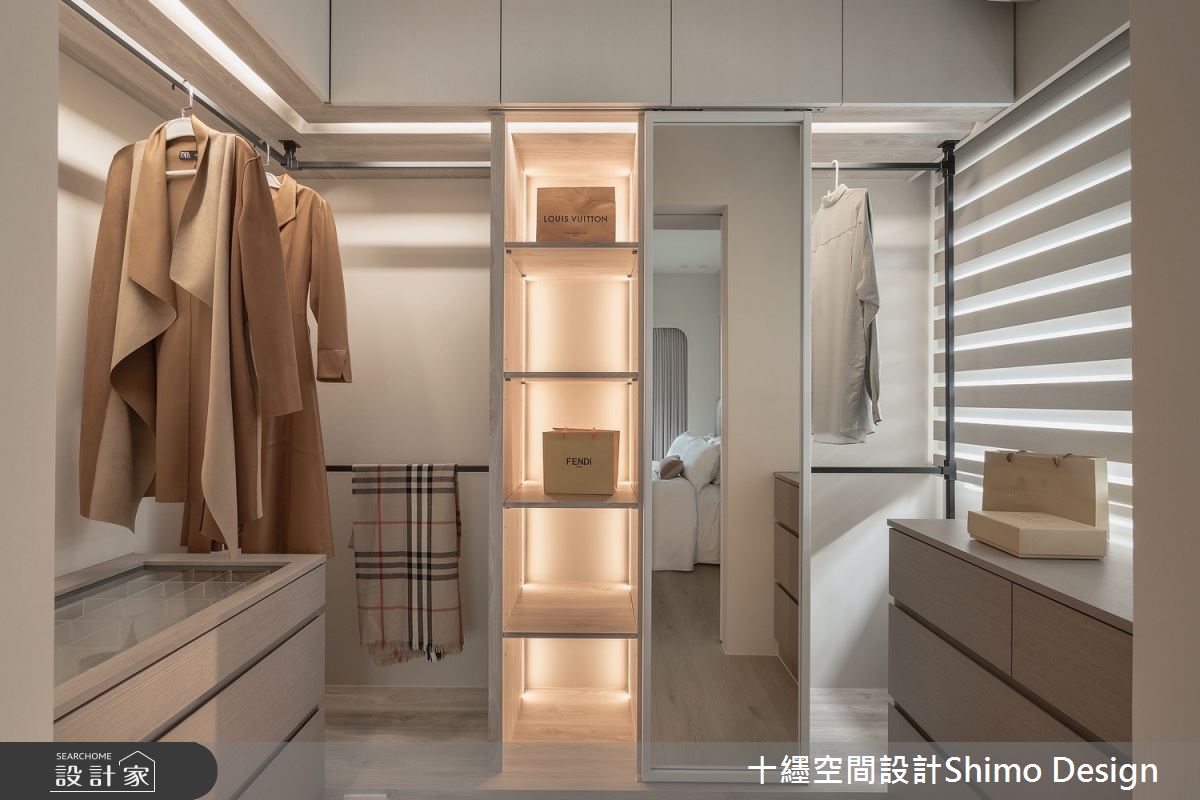 23坪老屋(16~30年)＿法式風更衣間案例圖片＿十纆室內裝修設計有限公司＿十纆_法式光語之25