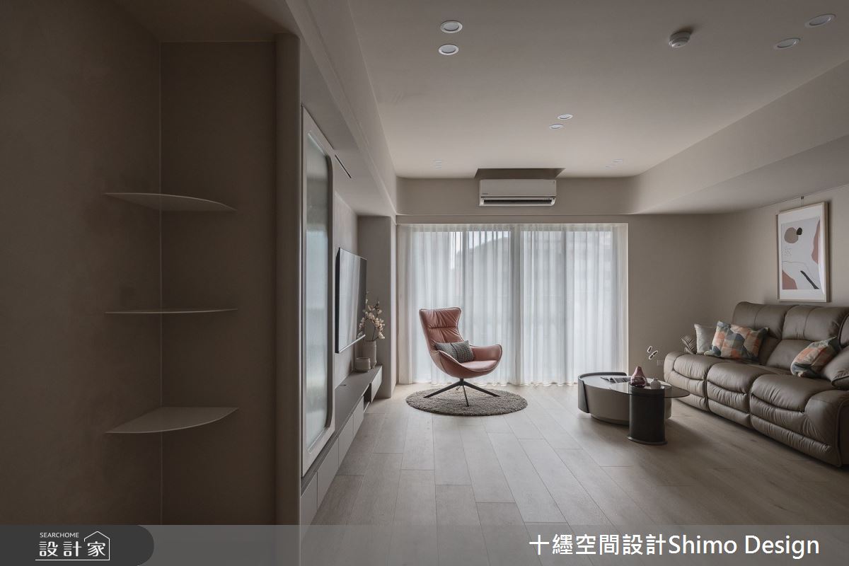 23坪老屋(16~30年)＿法式風客廳案例圖片＿十纆室內裝修設計有限公司＿十纆_法式光語之5