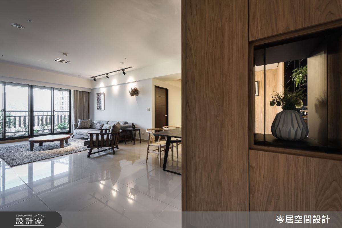 43坪新成屋(5年以下)＿混搭風玄關案例圖片＿岑居空間設計＿岑居_02之1