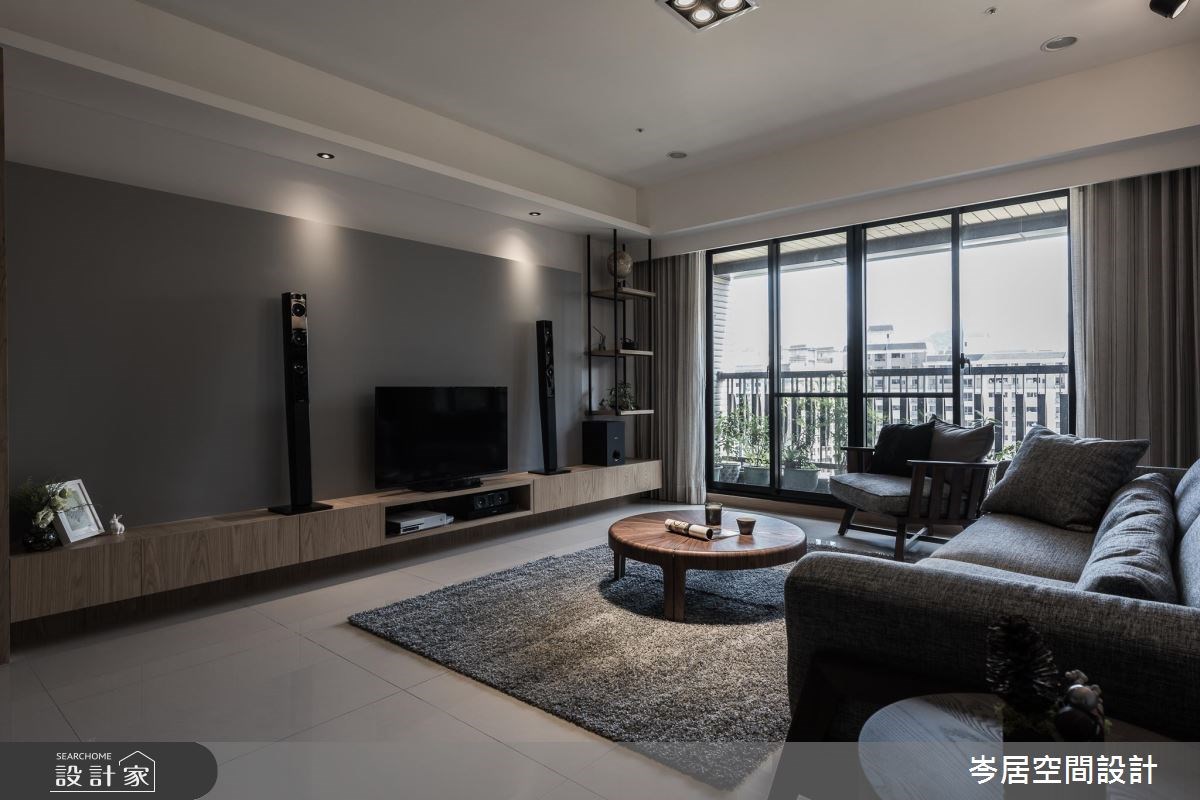 43坪新成屋(5年以下)＿混搭風客廳案例圖片＿岑居空間設計＿岑居_02之3