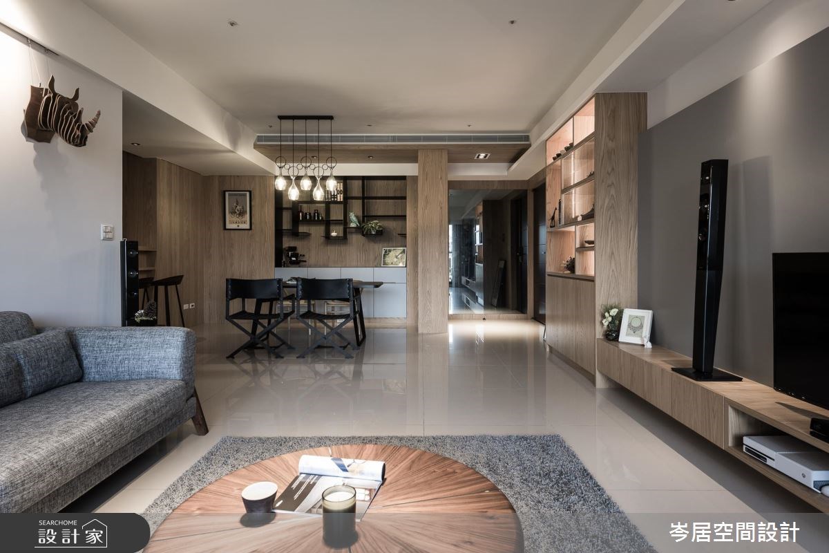 43坪新成屋(5年以下)＿混搭風客廳案例圖片＿岑居空間設計＿岑居_02之7