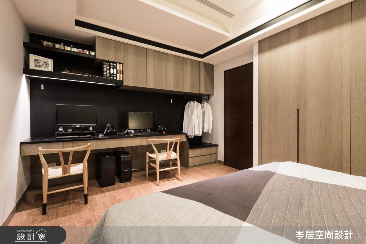 43坪新成屋(5年以下)＿混搭風臥室案例圖片＿岑居空間設計＿岑居_02之14