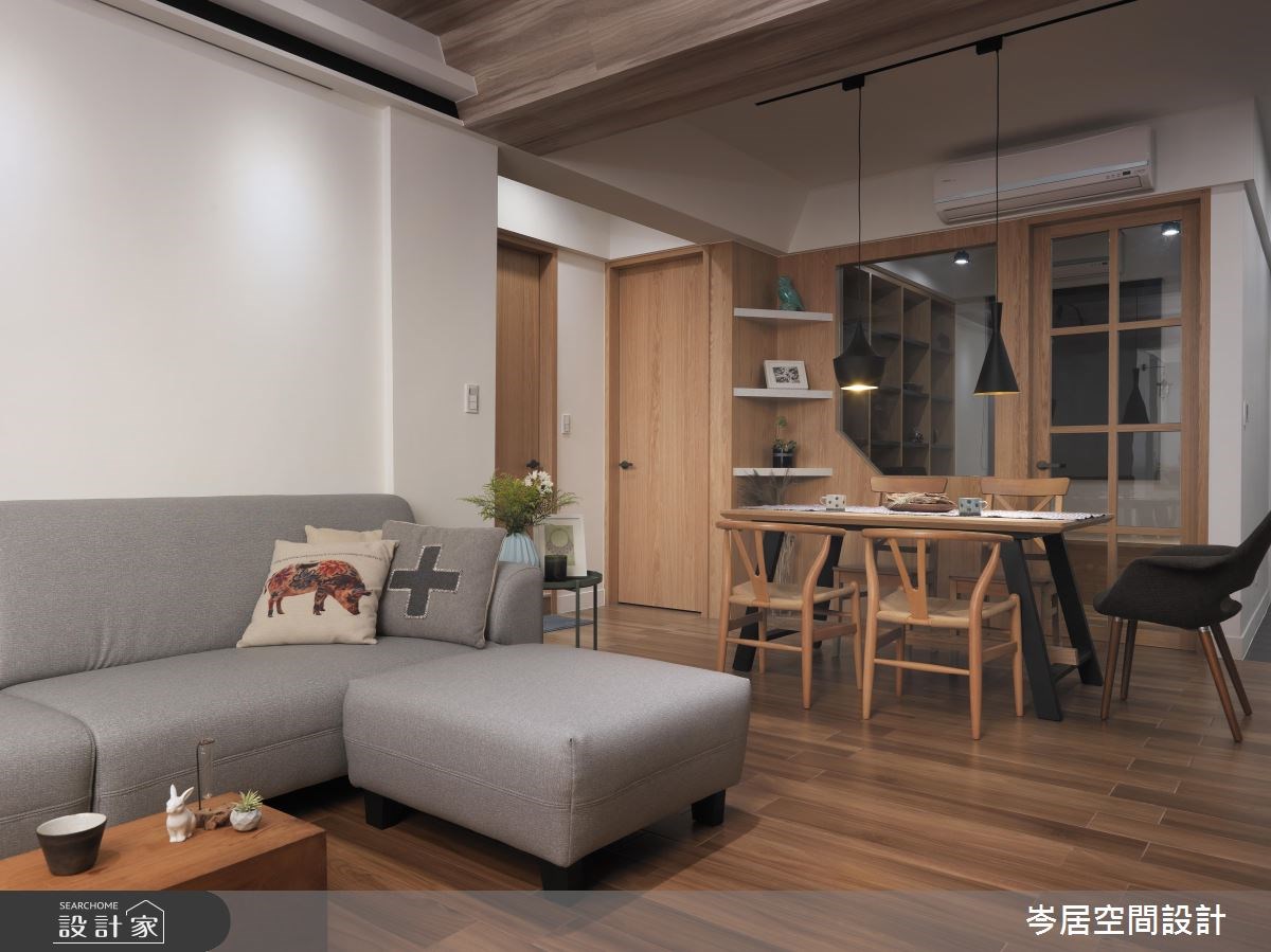 24坪老屋(16~30年)＿簡約風客廳案例圖片＿岑居空間設計＿岑居_03之4
