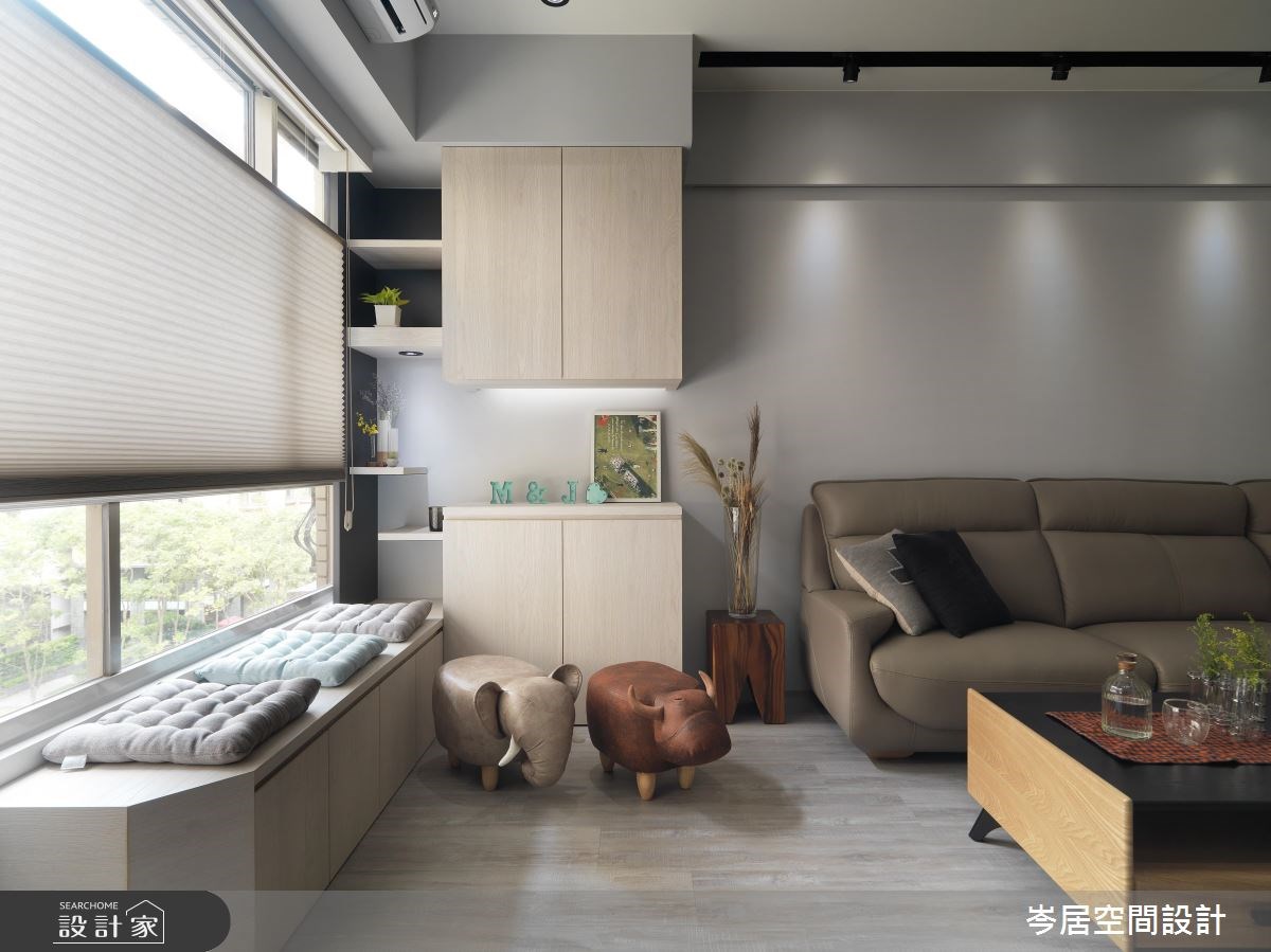 22坪中古屋(5~15年)＿混搭風客廳案例圖片＿岑居空間設計＿岑居_04之1