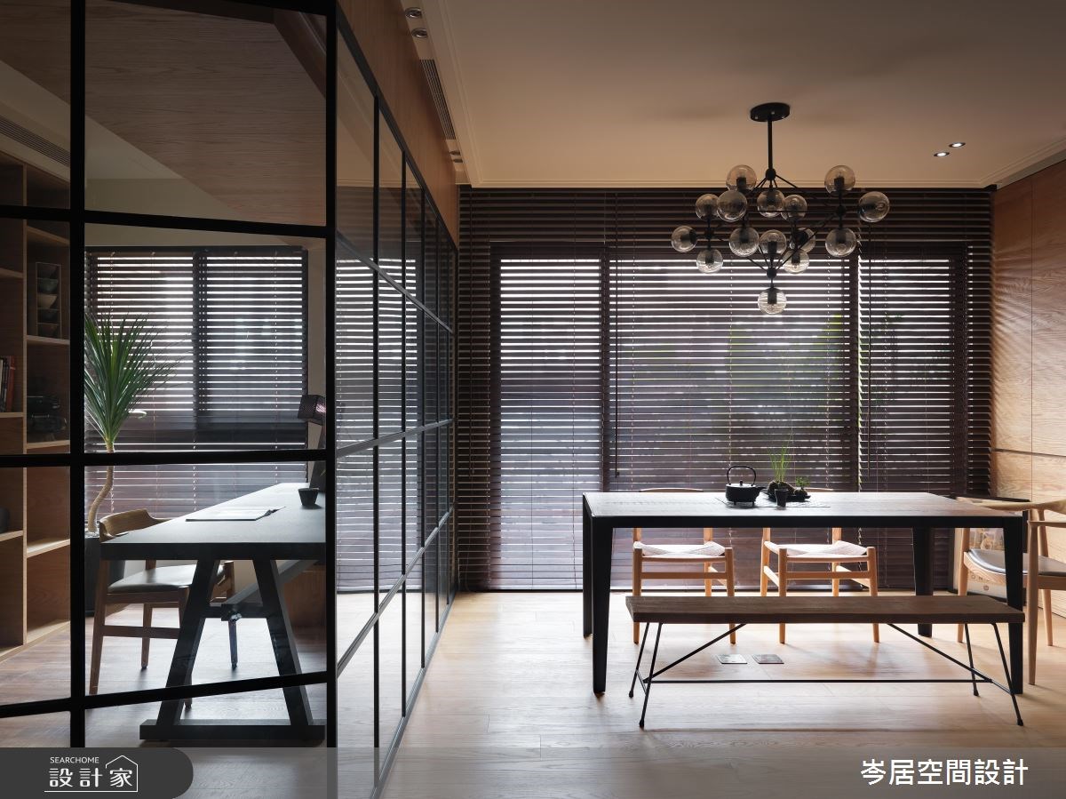 35坪新成屋(5年以下)＿混搭風書房案例圖片＿岑居空間設計＿岑居_05之8