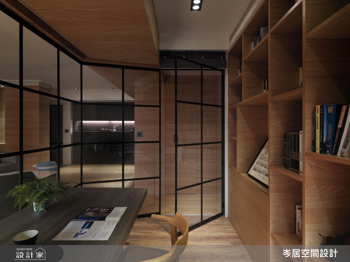 35坪新成屋(5年以下)＿混搭風書房案例圖片＿岑居空間設計＿岑居_05之12