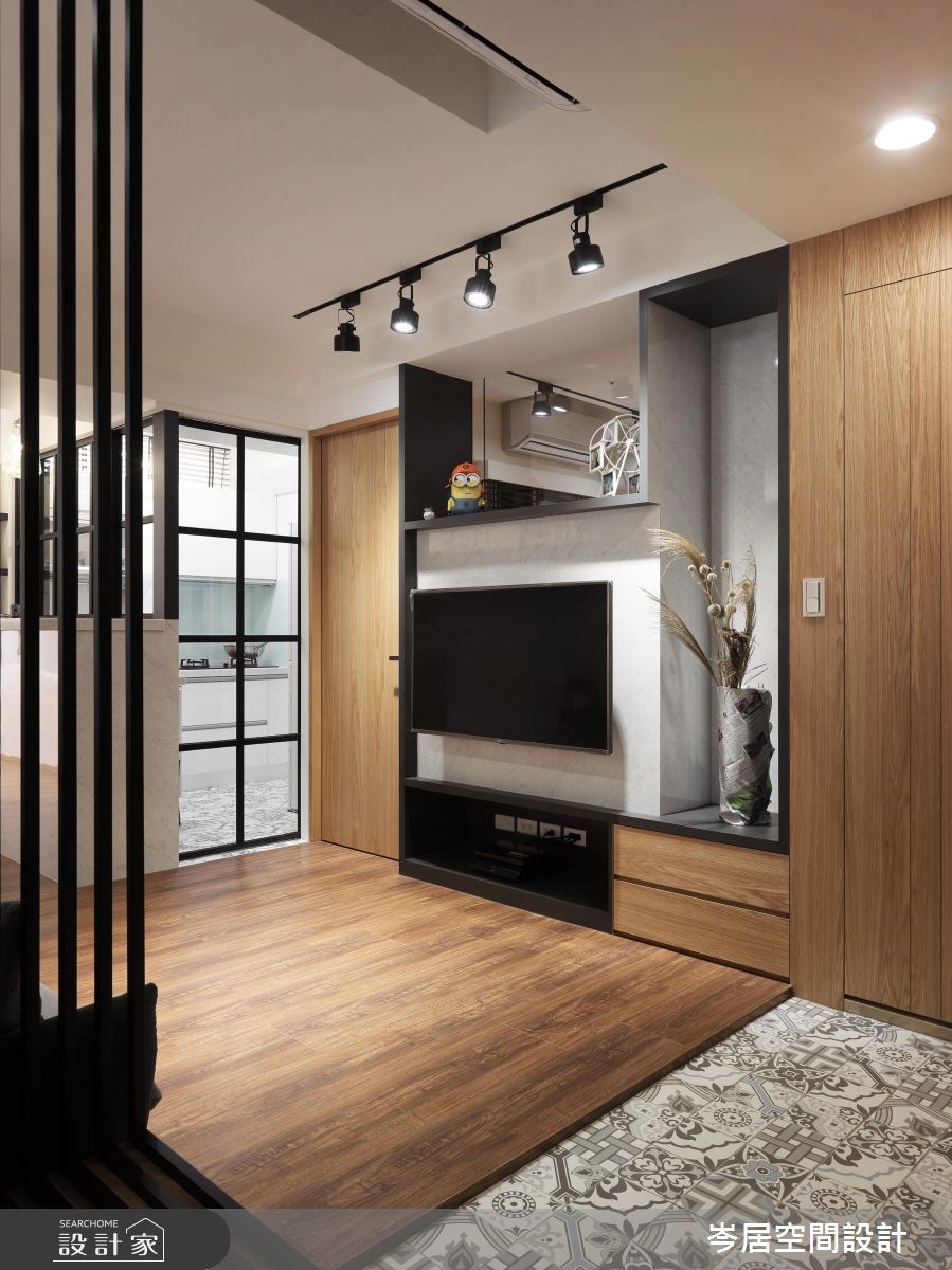 20坪預售屋＿簡約風客廳案例圖片＿岑居空間設計＿岑居_08之2
