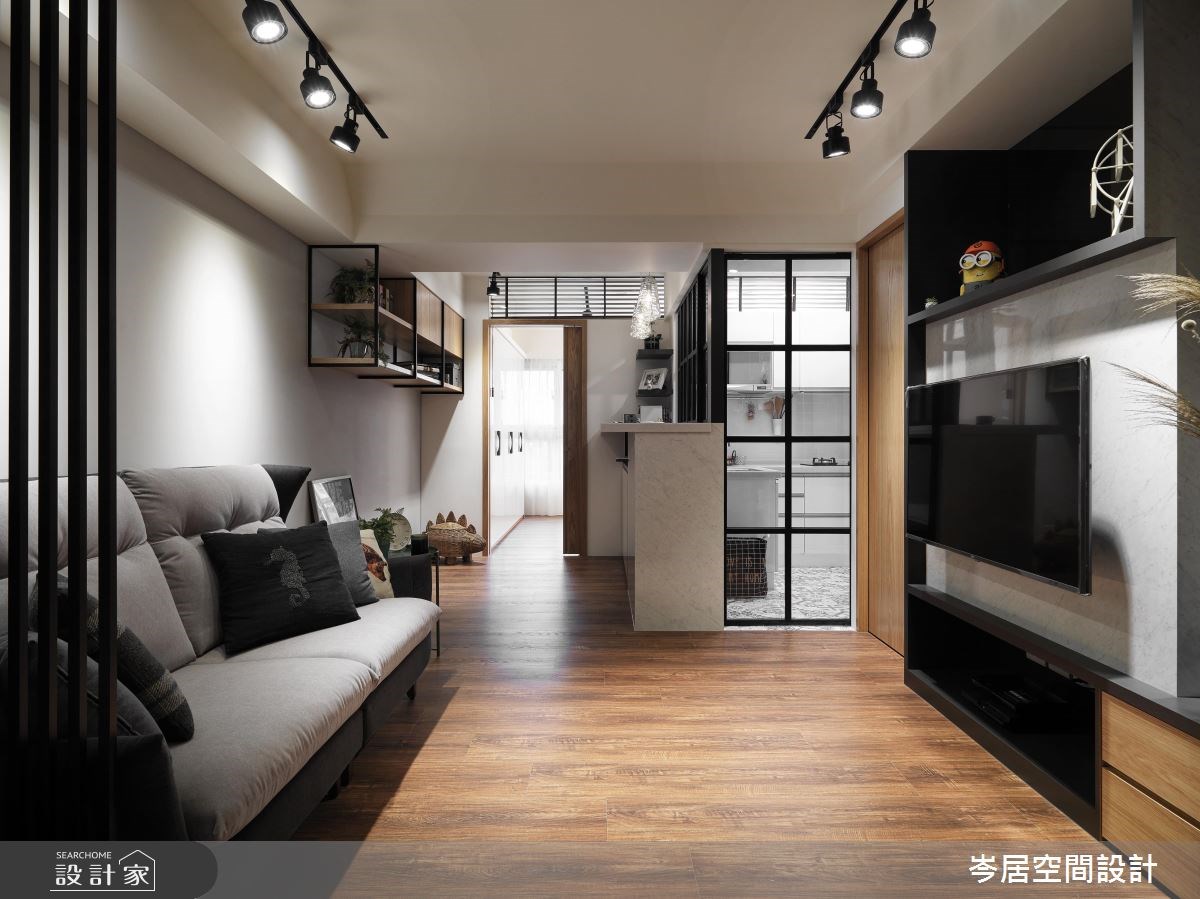 20坪預售屋＿簡約風客廳案例圖片＿岑居空間設計＿岑居_08之5