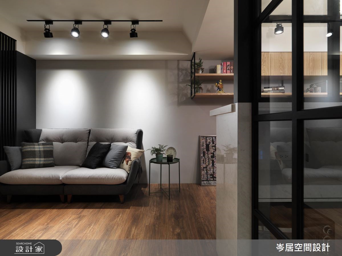 20坪預售屋＿簡約風客廳案例圖片＿岑居空間設計＿岑居_08之7