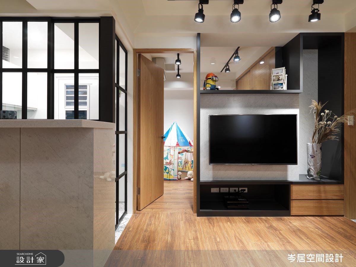 20坪預售屋＿簡約風客廳案例圖片＿岑居空間設計＿岑居_08之8