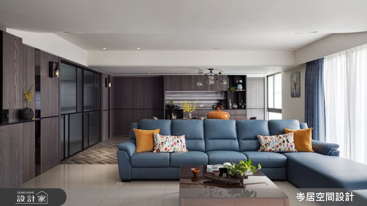 64坪中古屋(5~15年)＿現代風客廳案例圖片＿岑居空間設計＿岑居_10之1