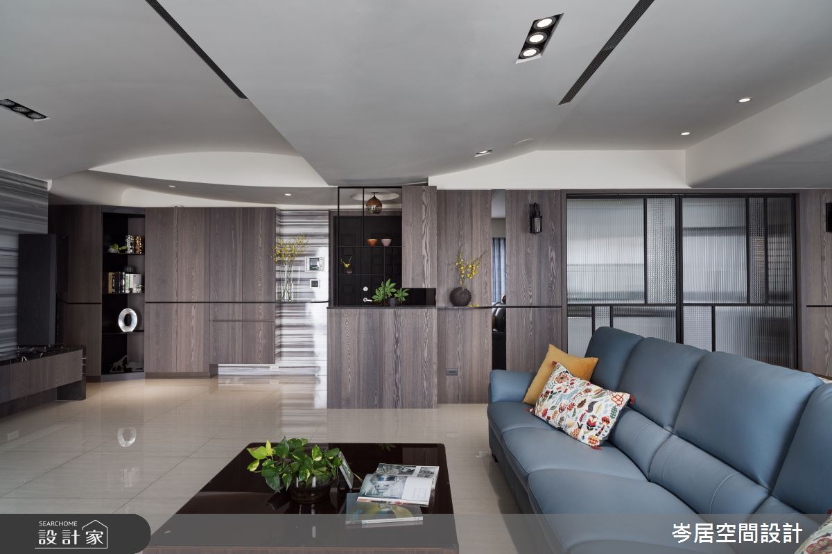 64坪中古屋(5~15年)＿現代風客廳案例圖片＿岑居空間設計＿岑居_10之3