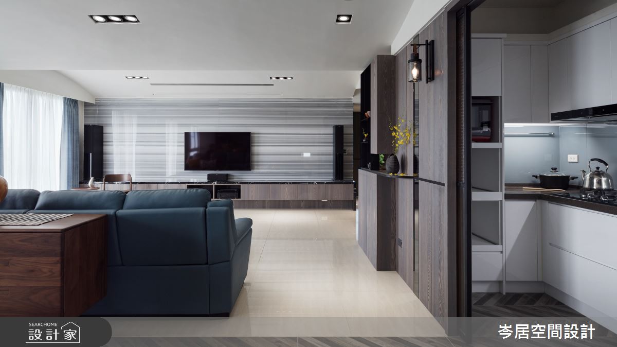 64坪中古屋(5~15年)＿現代風客廳廚房案例圖片＿岑居空間設計＿岑居_10之4