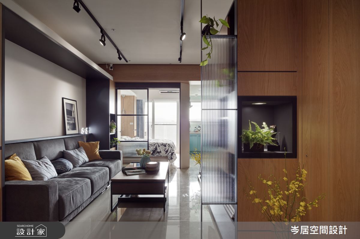 18坪新成屋(5年以下)＿現代風玄關客廳案例圖片＿岑居空間設計＿岑居_11之1