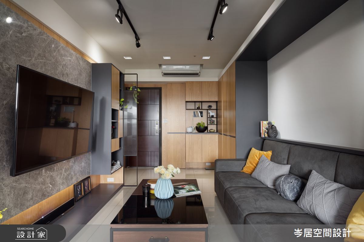 18坪新成屋(5年以下)＿現代風客廳案例圖片＿岑居空間設計＿岑居_11之5