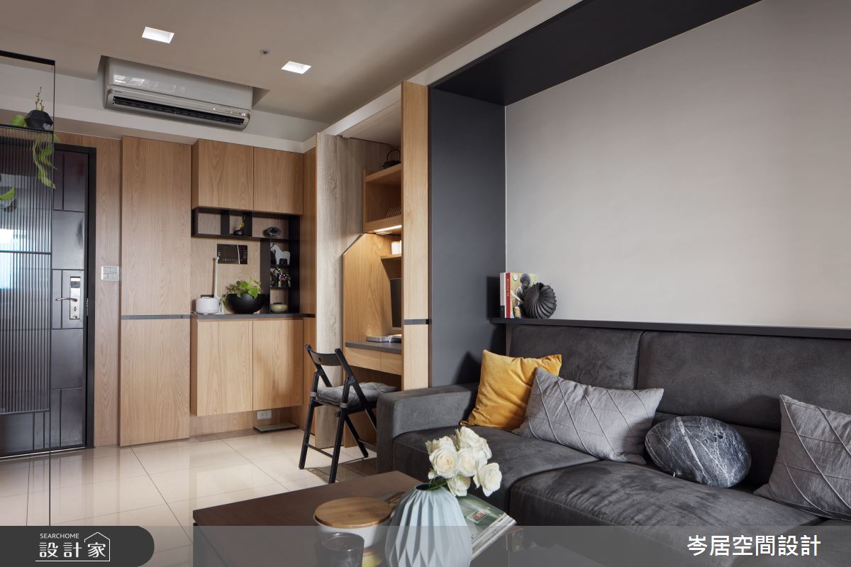 18坪新成屋(5年以下)＿現代風客廳案例圖片＿岑居空間設計＿岑居_11之7