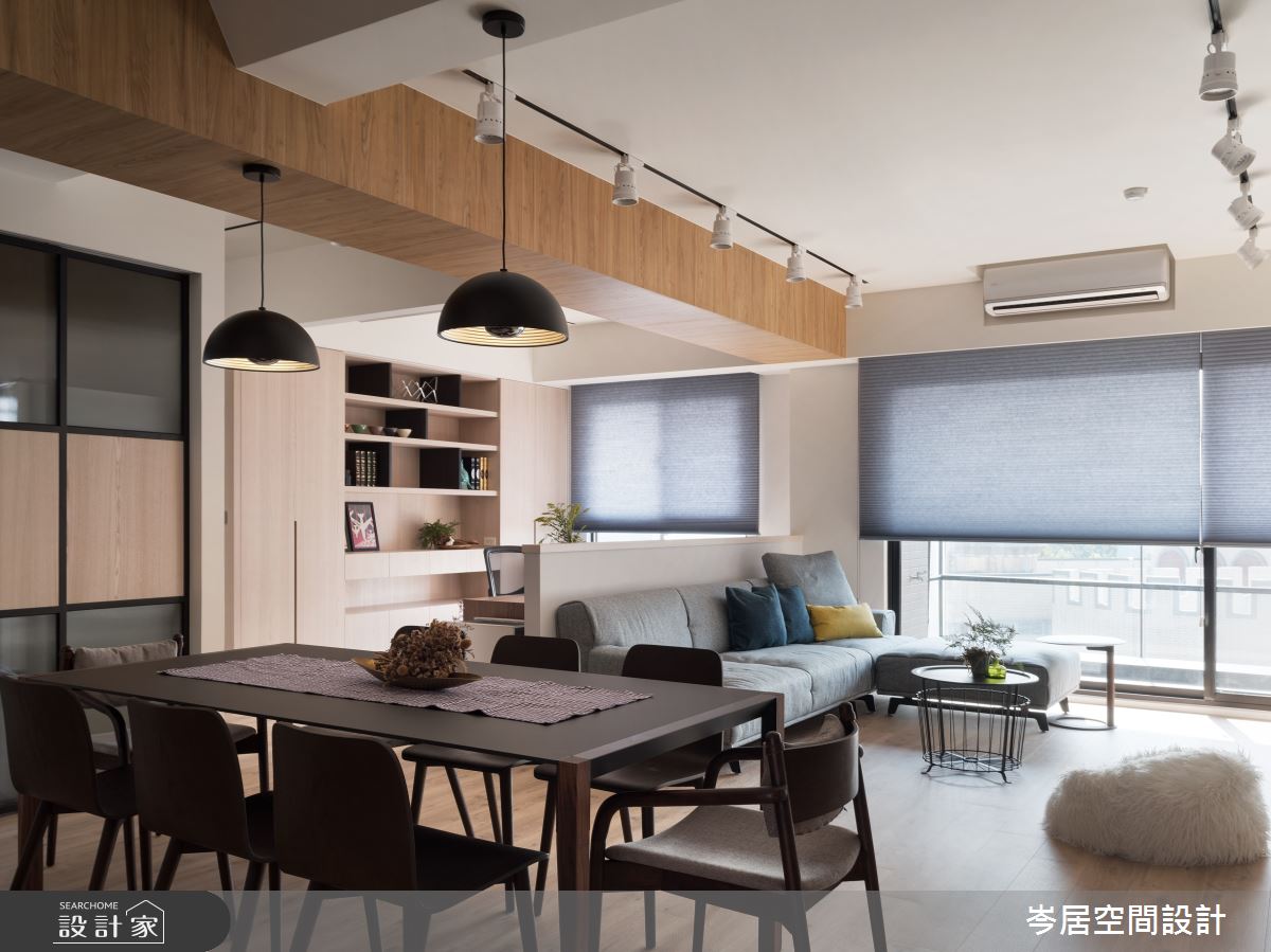 34坪中古屋(5~15年)＿北歐風客廳餐廳案例圖片＿岑居空間設計＿岑居_12之2