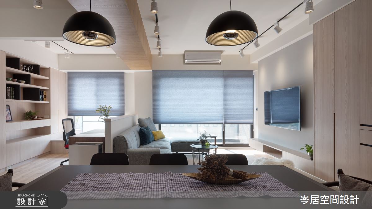 34坪中古屋(5~15年)＿北歐風客廳餐廳案例圖片＿岑居空間設計＿岑居_12之3