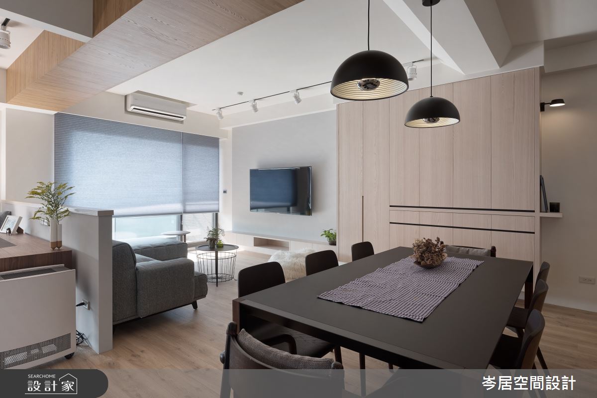 34坪中古屋(5~15年)＿北歐風客廳餐廳案例圖片＿岑居空間設計＿岑居_12之5